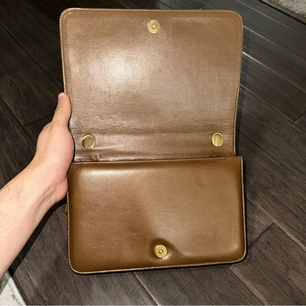CC Tan Quilted Crossbody Bag - Picture 9 of 15